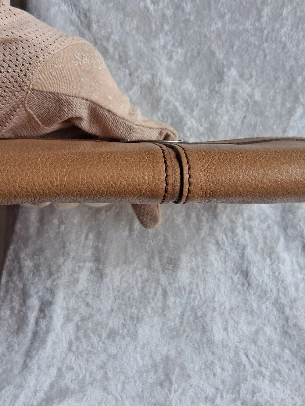 Fossil Maddox Leather Flap Clutch Wallet - Camel/Tan - NWOT